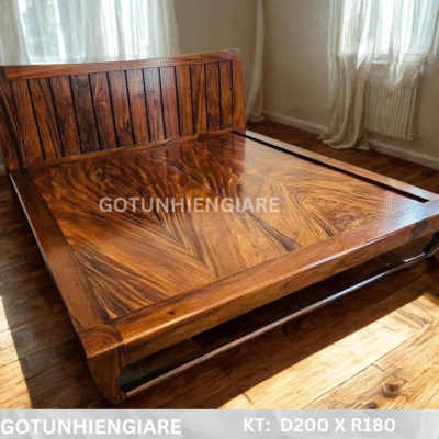 Giường Gỗ Me Tây Nguyên Tấm 1m6 x 2m