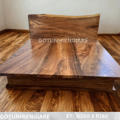 Giường Gỗ Me Tây Nguyên Tấm 2m x 1m8